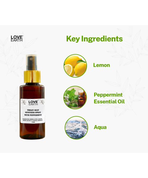 Love Earth: Toilet Seat Sanitizer - 100ml