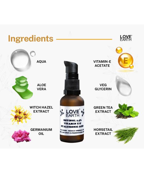 Love Earth: Retinol Serum - 30ml