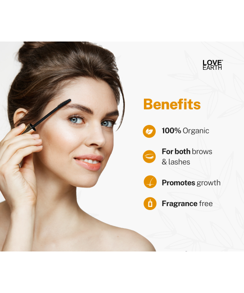 Love Earth: Organic Eyelash Growth Serum - 5ml