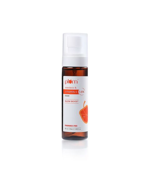 Plum: Plum 1.5% Vitamin C Toner with Mandarin For Men & Women - 100ml