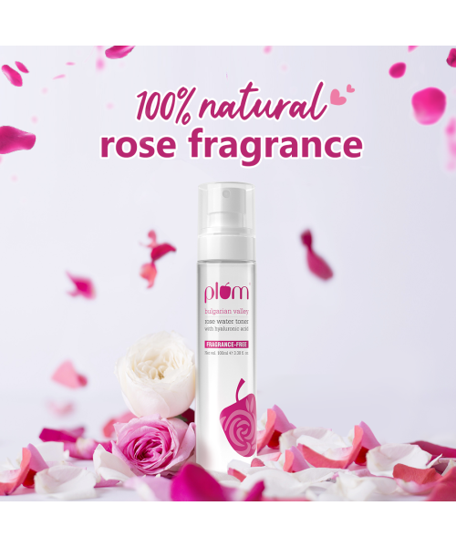 Plum: Plum Bulgarian Valley Rose Water Toner Men & Women - 100ml