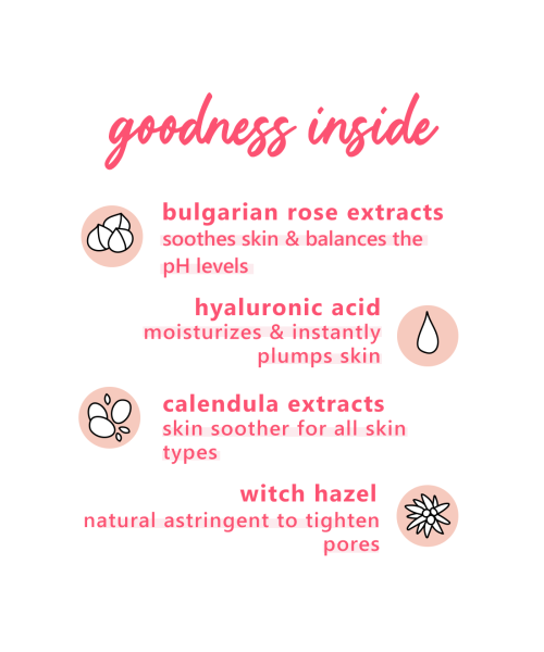 Plum: Plum Bulgarian Valley Rose Water Toner Men & Women - 100ml