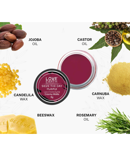 Love Earth: Lip & Cheek Tint - Sieze The Day - 8gm