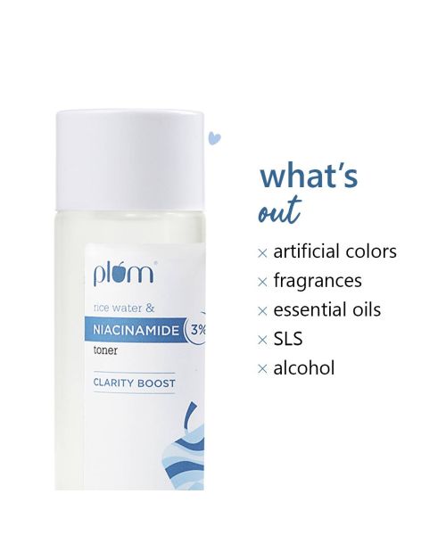 Plum: Plum 3% Niacinamide Toner with Rice Water - 150ml