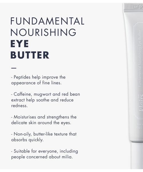 Klairs: Fundamental Nourishing Eye Butter - 20 ml