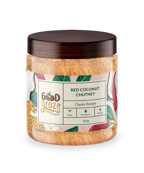 Good Graze: Red Coconut Chutney - 125 g