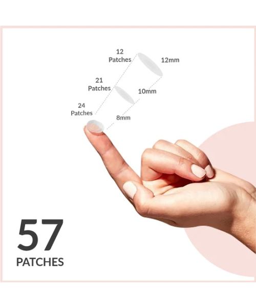 Priveda: Acne Pimple Patch - Absorbing Hydrocolloid Spot Treatment - 57 Patches