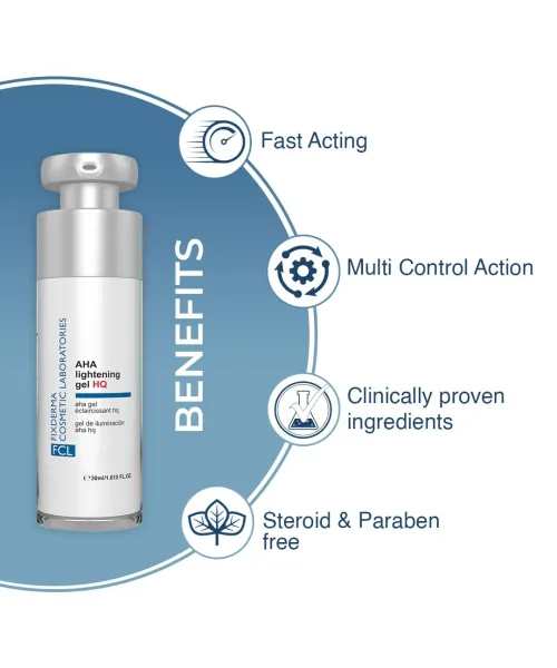 Fixderma Cosmetic Laboratories: AHA Brightening Gel HQ - 30ml