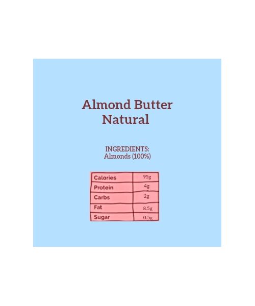The Cinnamon Kitchen: Almond Butter Natural - 200 gm
