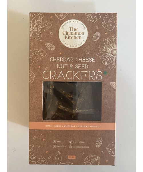 The Cinnamon Kitchen: Cheddar Cheese Crackers - 150 gm