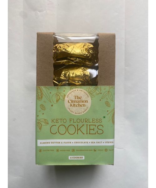 The Cinnamon Kitchen: Keto Flourless Cookies - 220 gm