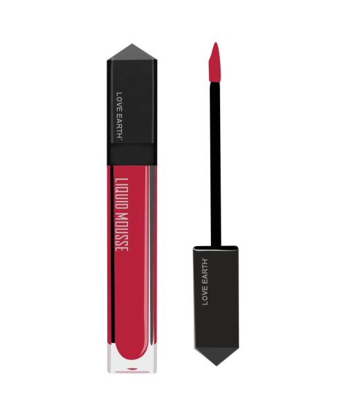 Love Earth: Liquid Mousse Lipstick - Spicy Sangria Matte Finish  - 6ml