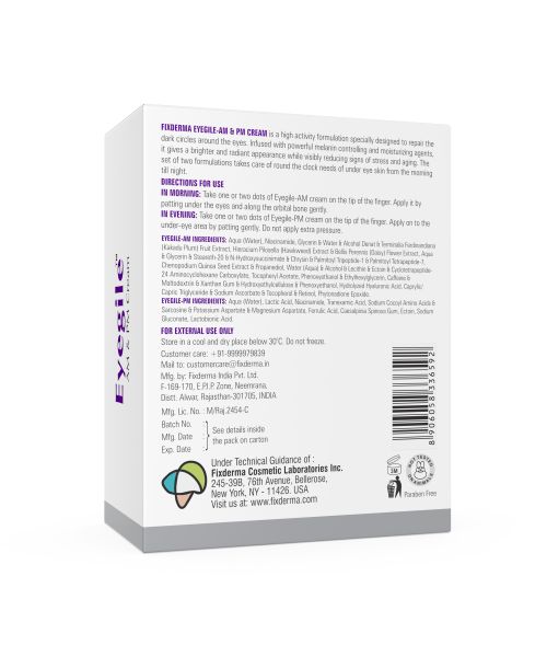 Fixderma: Eyegile Day and Night Under Eye Cream - 30gm