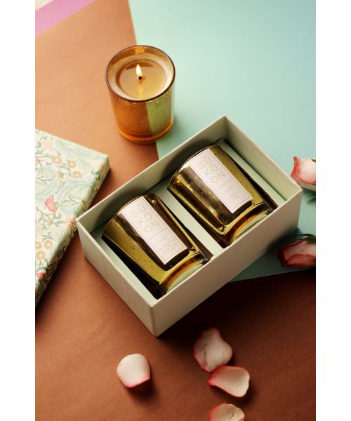 Sukoon: Gift Set - Set of Two Scented Candles