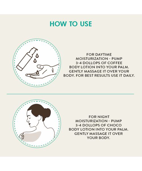 mCaffeine: Coffee & Choco Kit - Day & Night Deep Moisturization - 400ml