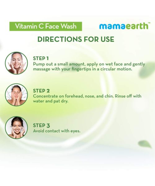 Mamaearth: Vitamin C Face Wash with Vitamin C and Turmeric for Skin Illumination - 250ml
