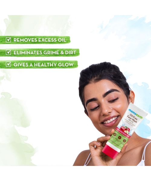 Mamaearth: Oil-Free Face Wash with Apple Cider Vinegar & Salicylic Acid  100 ml