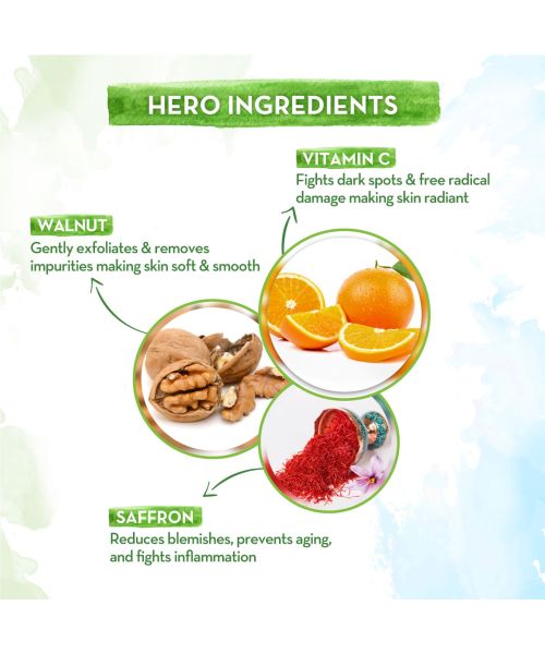 Mamaearth: Vitamin C Face Scrub with Vitamin C and Walnut - 100gm