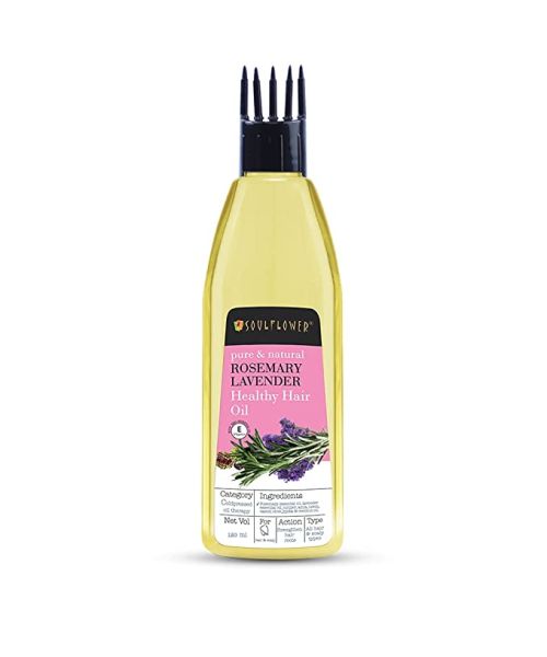 Soulflower: Rosemary Lavender Healthy Hair Oil For Unisex - 120ml