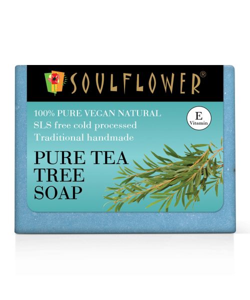 Soulflower: Pure Tea Tree Soap - 150g