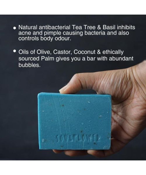 Soulflower: Pure Tea Tree Soap - 150g