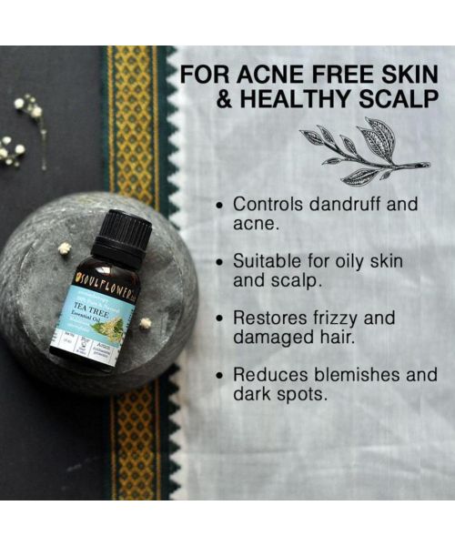 Soulflower: TeaTree Essential Oil - 15ml