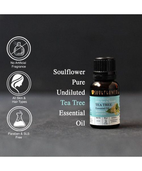 Soulflower: TeaTree Essential Oil - 15ml