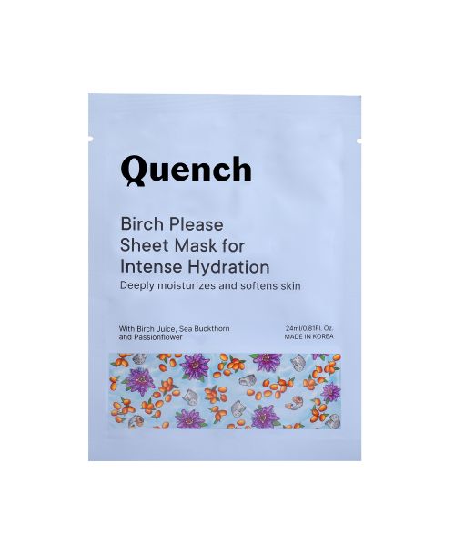 Quench Botanics: Birch Please Sheet Mask - 25ml