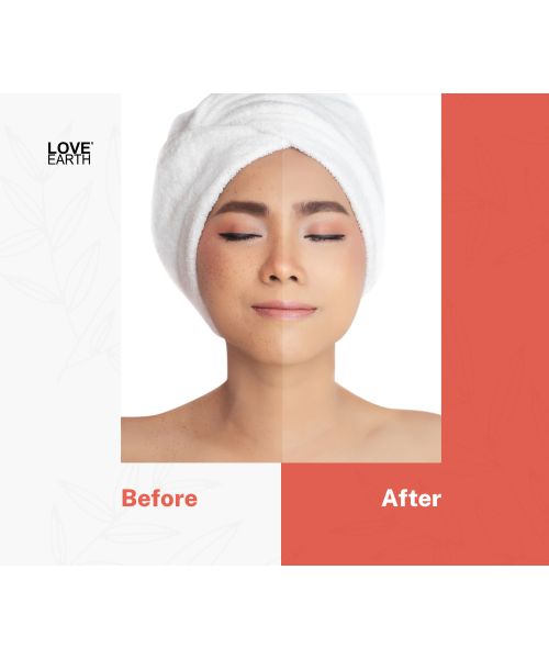 Love Earth: No Foam Face Wash for Normal to Sensitive Skin Gentle Skin Cleanser - 100ml