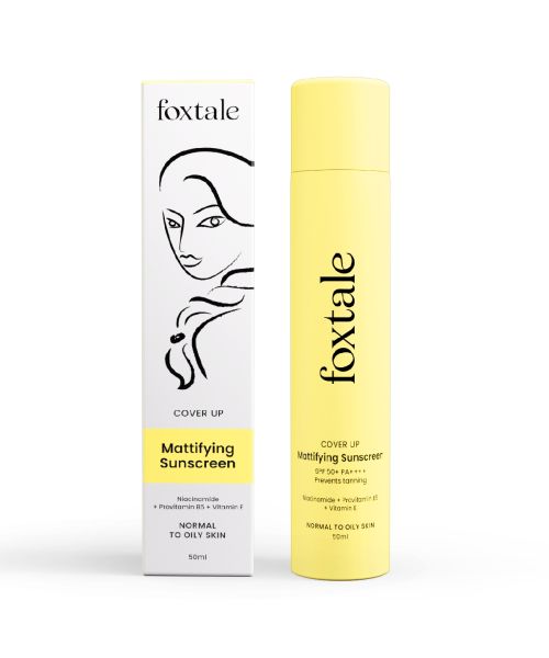 Foxtale: CoverUp SPF 50+ PA++++ Broad Spectrum Matte Sunscreen - 50ml