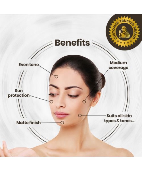 TNW - The Natural Wash: Ayurvedic BB Cream With Spf 30 (Ayurvedic & Paraben Free) - 30gm