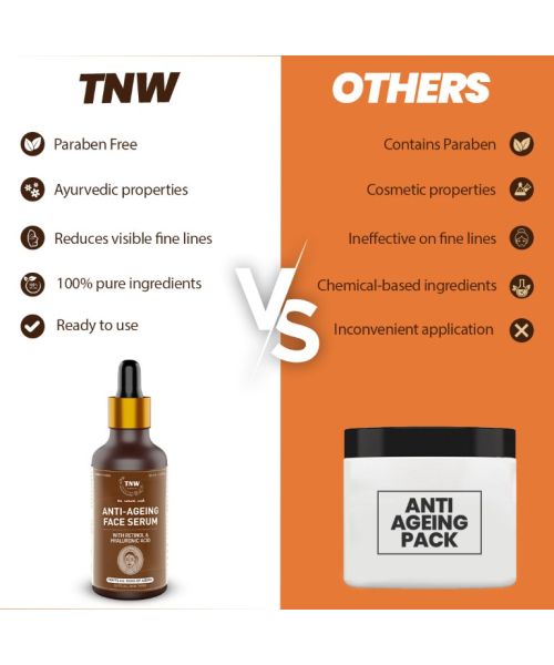 TNW - The Natural Wash: Anti-Aging Face Serum (Fights All Signs Of Ageing) - 30ml