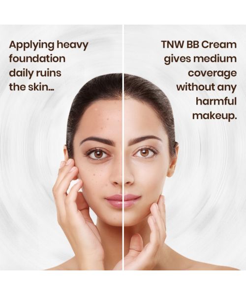 TNW - The Natural Wash: Ayurvedic BB Cream With Spf 30 (Ayurvedic & Paraben Free) - 30gm