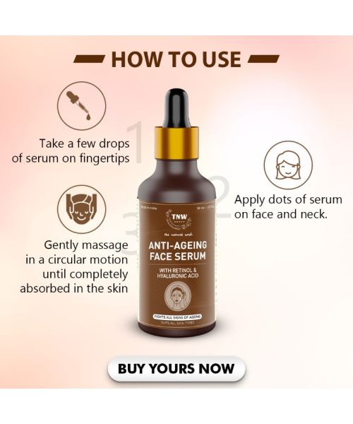 TNW - The Natural Wash: Anti-Aging Face Serum (Fights All Signs Of Ageing) - 30ml