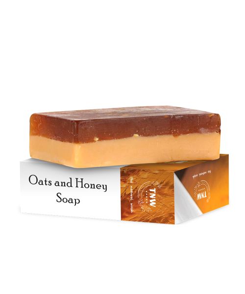 TNW - The Natural Wash: Handmade Oats And Honey Soap For Dry & Combination Skin (Prevents Tanning & Minimizing Pores) - 100g