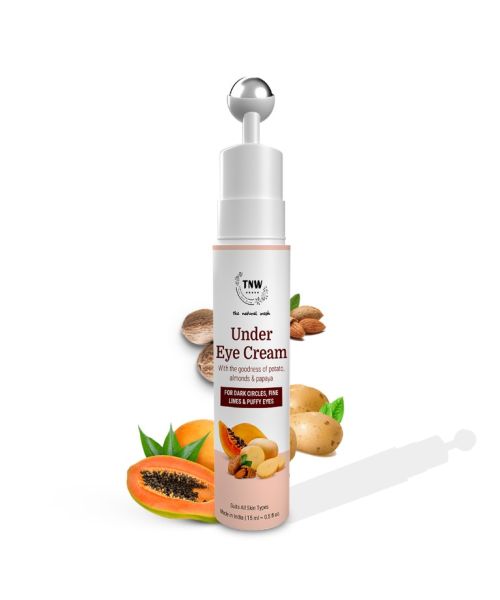 TNW - The Natural Wash: Under Eye Cream For Dark Circles, Fine Lines & Puffy Eyes - 15gm