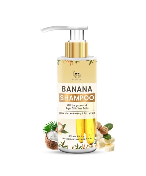 TNW - The Natural Wash: Banana Shampoo (Anti-Frizz Shampoo) - 200ml