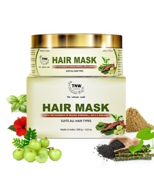 TNW - The Natural Wash: Amla Hair Mask With Brahmi & Shikakai - 200gm