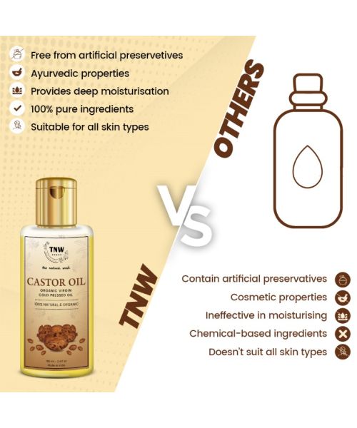 TNW - The Natural Wash: Castor Oil (Virgin & Cold Pressed) - 100ml