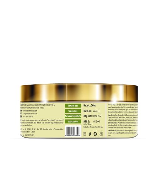 TNW - The Natural Wash: Amla Hair Mask With Brahmi & Shikakai - 200gm