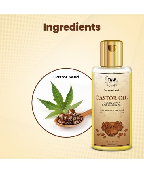 TNW - The Natural Wash: Castor Oil (Virgin & Cold Pressed) - 100ml