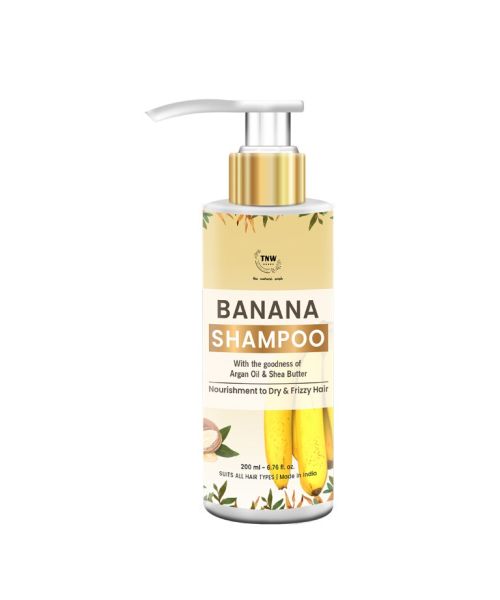 TNW - The Natural Wash: Banana Shampoo (Anti-Frizz Shampoo) - 200ml