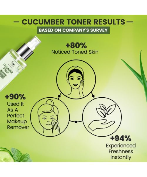 TNW - The Natural Wash: Cucumber Toner (Toner & Makeup Remover) - 100ml
