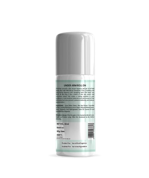 TNW - The Natural Wash: Underarm Roll On Deodorant For Women (Prevents Darkness) - 50ml