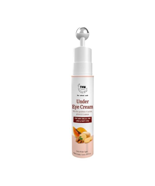 TNW - The Natural Wash: Under Eye Cream For Dark Circles, Fine Lines & Puffy Eyes - 15gm