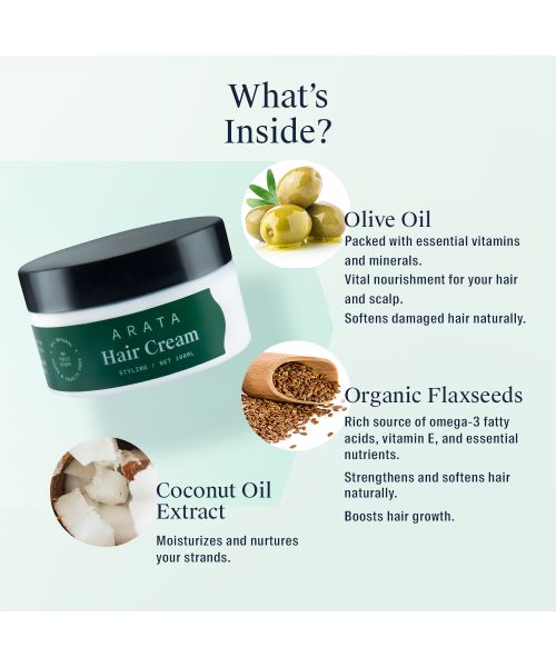 Arata: Hair Cream - 100gm