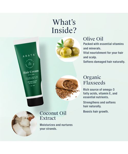 Arata: Styling Hair Cream - 50 ml