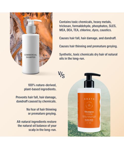 Arata: Cleansing Shampoo - 300ml