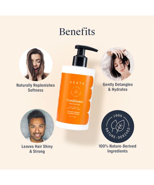 Arata: Natural Nourishing Hair Conditioner - 300ml