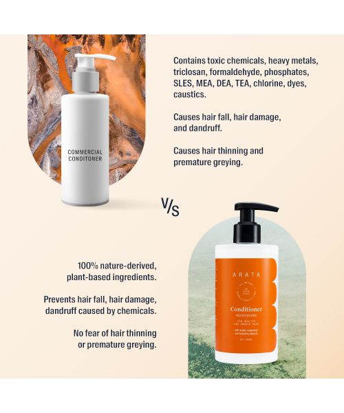 Arata: Natural Nourishing Hair Conditioner - 300ml